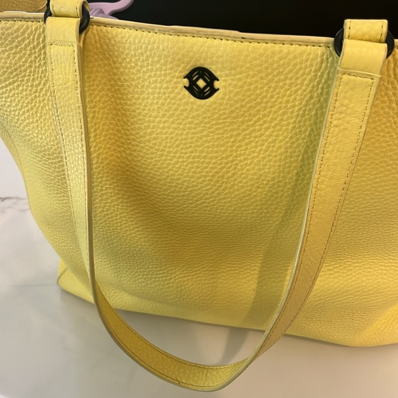 Dagne Dover ‘Allyn’ Large Tote in Butter Yellow - Picture 2 of 13